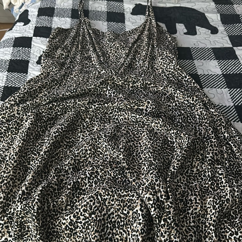 Leopard print dress